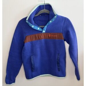 Cotopaxi Teca Fleece Blue Teal Kids No Tag See Measurements‎ Fast Shipping